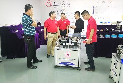 Partners visit the factory
